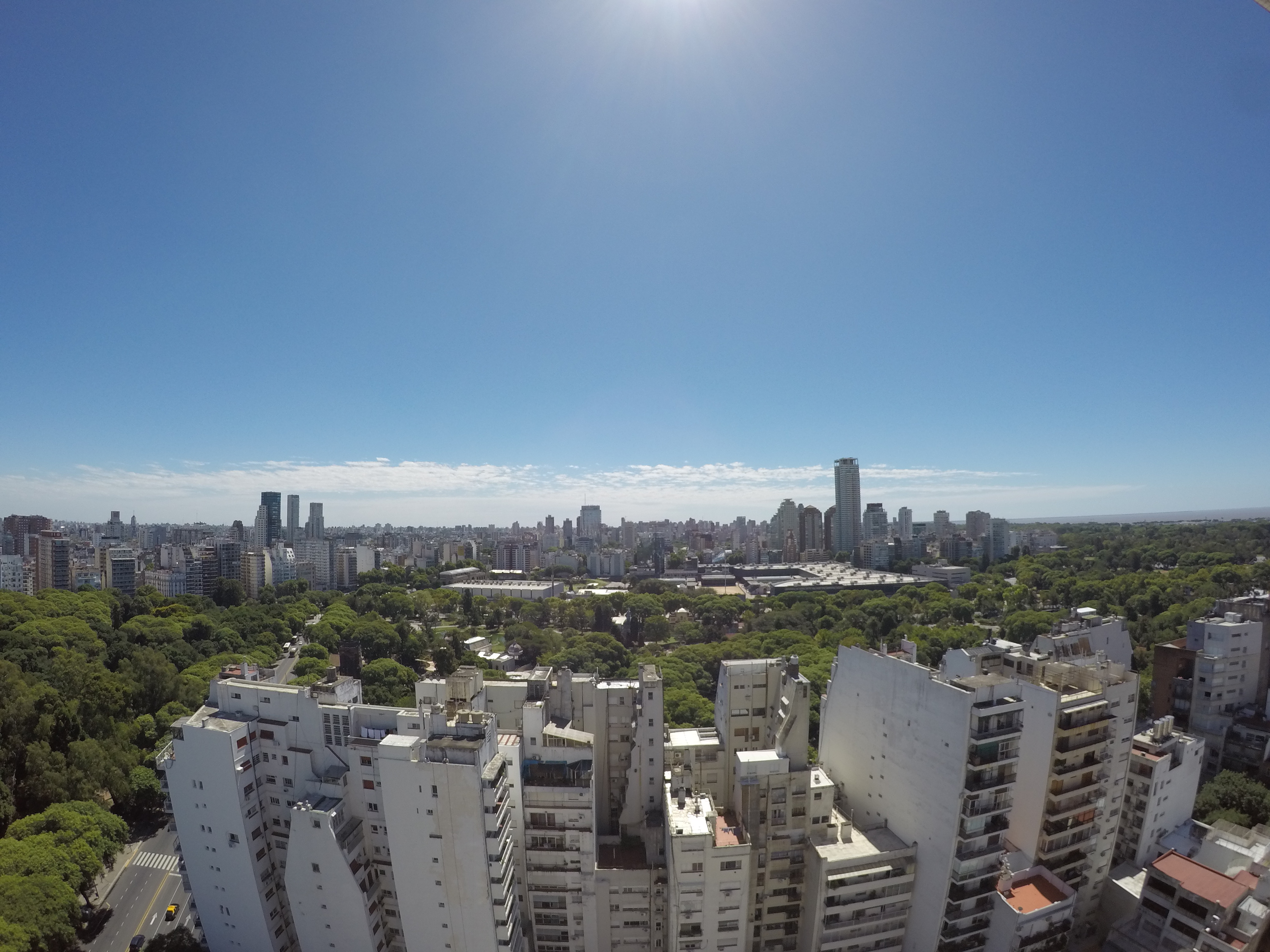 Skateboarder riding in Latin America